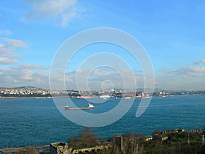 Bosphorus strait, Istanbul, Turkey