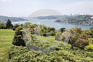 Bosphorus view from Otagtepe in Istanbul