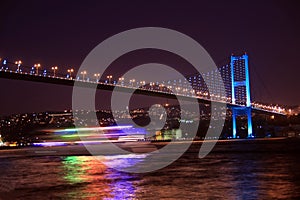 The Bosporus Bridge, Istanbul. photo