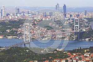 Bosporus bridge of istanbul