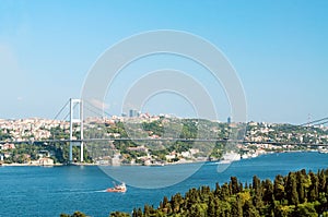 Bosporus bridge. Istanbul. Turkey