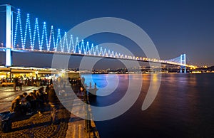 The Bosporus Bridge, Istanbul.