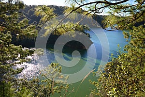 Bosque Azul lake in Chiapas, Mexico photo