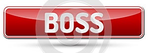 BOSS - Abstract beautiful button with text.