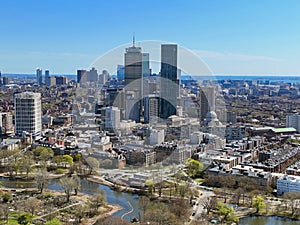 Boston Back Bay modern skyline, Boston, USA