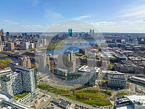 Boston Back Bay skyline, USA