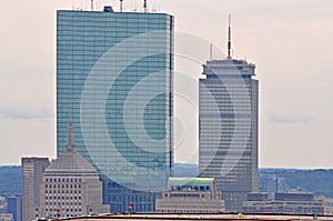 Boston Back Bay skyline, USA