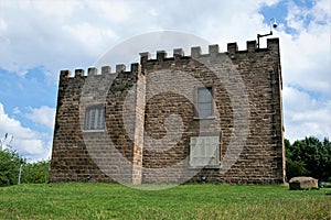 Rear view of Boston Castle Park, Rotherham, South Yorkshire, England. photo