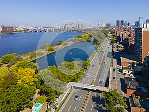 Boston and Charles River, Massachusetts, USA