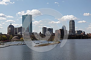 Boston city skyline