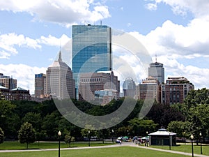 Boston City Skyline from the Common