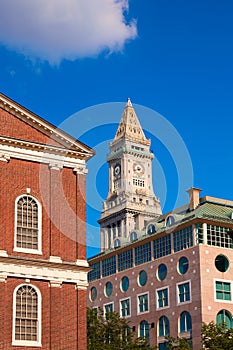 Boston Clock tower Custom House Massachusetts