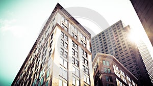 Boston on a cold winter's day