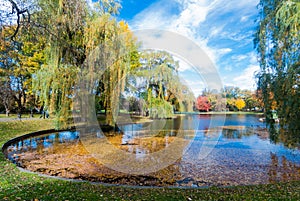 Boston Common in fall