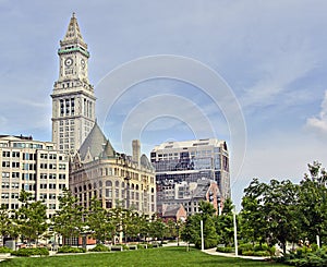 The Boston Customs tower