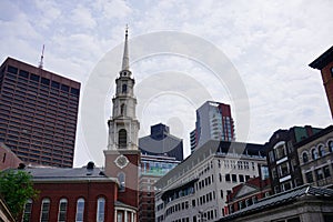 Boston downtown church