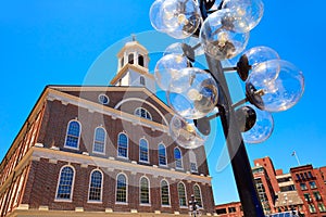 Boston Faneuil Hall in Massachusetts USA