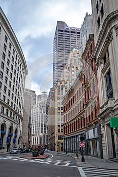 Boston Financial District Buildings - Boston, Massachusetts, USA