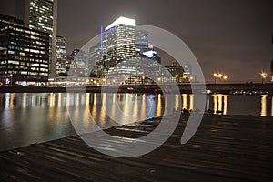 Boston: Fort Point Nightscape