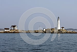 Boston Harbor Lighthouse on Little Brewster Island photo