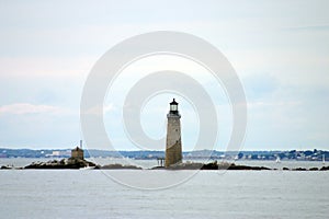 Boston Harbor lighthouse is the oldest lighthouse in New England.