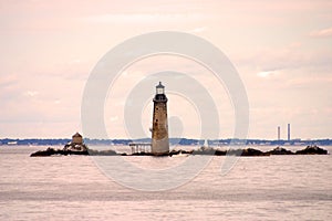 Boston Harbor lighthouse is the oldest lighthouse in New England.