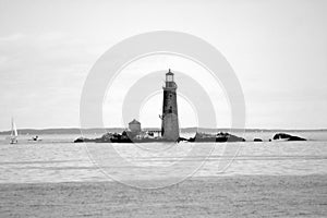 Boston Harbor lighthouse is the oldest lighthouse in New England.