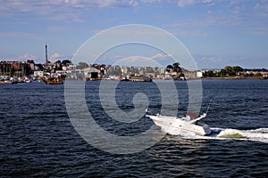 Boston Harbor lighthouse is the oldest lighthouse in New England