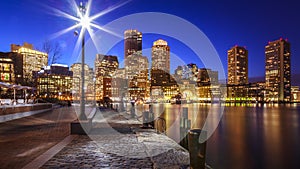 Boston Harbor in Massachusetts