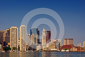 Boston Harbor Skyline