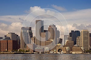 Boston Harbor Skyline