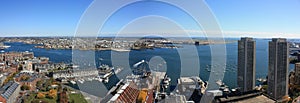 Boston Harbor Skyline Panorama