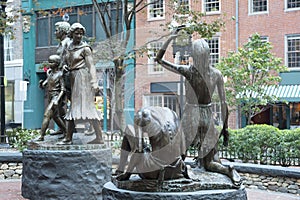 Boston Irish Famine Monument