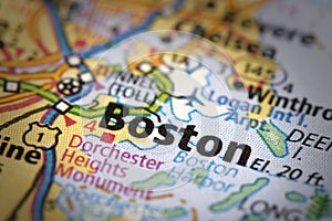 Boston on map