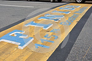 Boston Marathon finish line photo