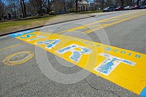 Boston Marathon Start Line, Hopkinton, MA, USA