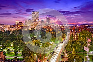 Boston Massachusetts Cityscape