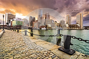 Boston, Massachusetts Skyline