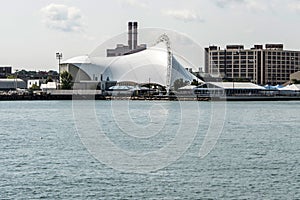 Boston Massachusetts USA Bank of America Pavilion concert venue in South Boston