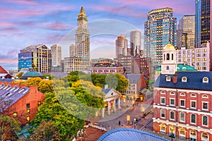 Boston, Massachusetts, USA Skyline