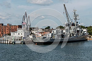 Boston massachusetts USA - USS Cassin Young Fletcher class destroyer National Historic Landmark photo