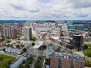 Boston Longwood aerial view, Massachusetts, USA