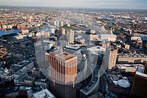 Boston morning skyline