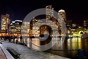 Boston at Night
