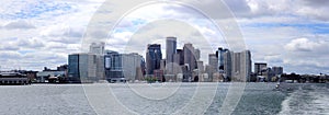 Boston panorama from the sea