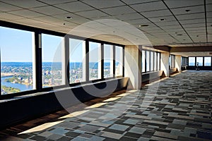 Boston Panoramic view from Prudential Tower