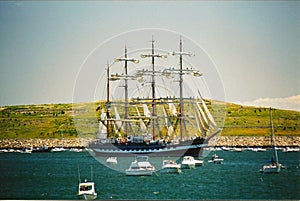 Boston parade of sail.