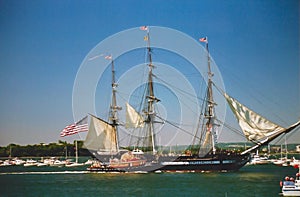 Boston parade of sail.