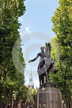 Boston Paul Revere Statue