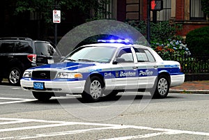 Boston Police Cruiser